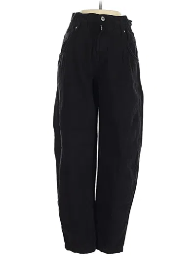 Pre-owned Bershka Casual Pants In Black