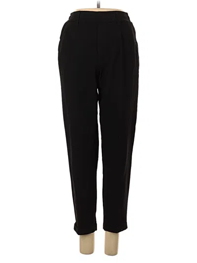 Pre-owned Bershka Casual Pants In Black