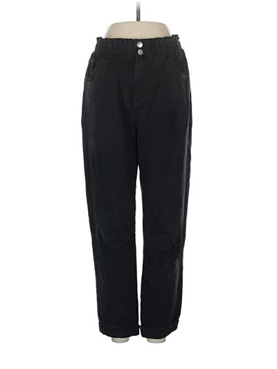 Pre-owned Bershka Casual Pants In Black