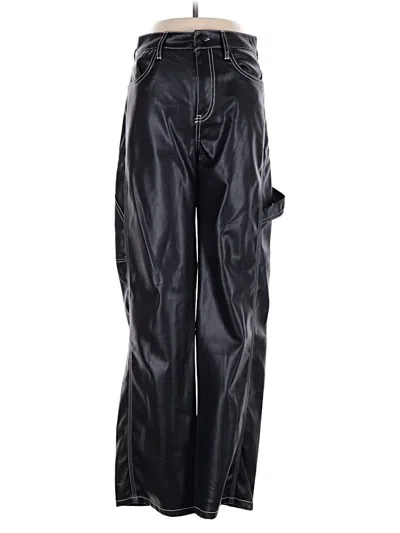 Pre-owned Bershka Casual Pants In Black