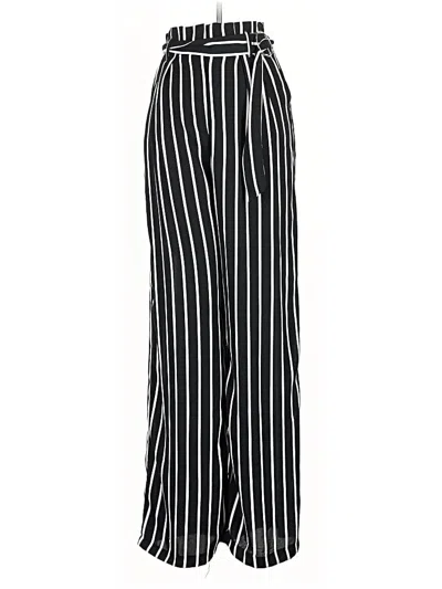 Pre-owned Bershka Casual Pants In Black