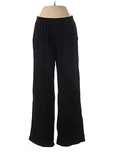 Pre-owned Bershka Casual Pants In Black