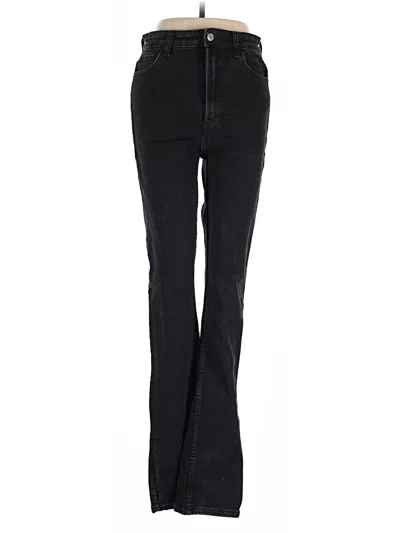 Pre-owned Bershka Casual Pants In Black