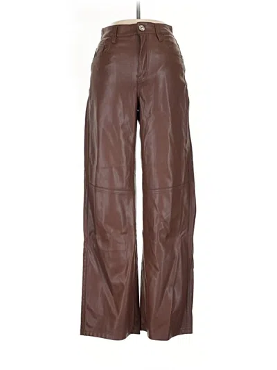 Pre-owned Bershka Casual Pants In Brown