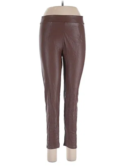 Pre-owned Bershka Casual Pants In Brown