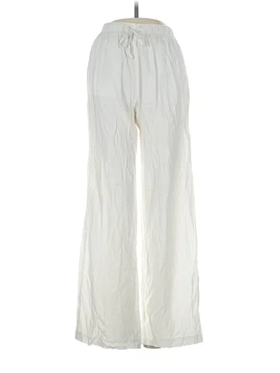Pre-owned Bershka Casual Pants In Ivory