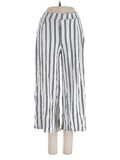 Pre-owned Bershka Casual Pants In Silver