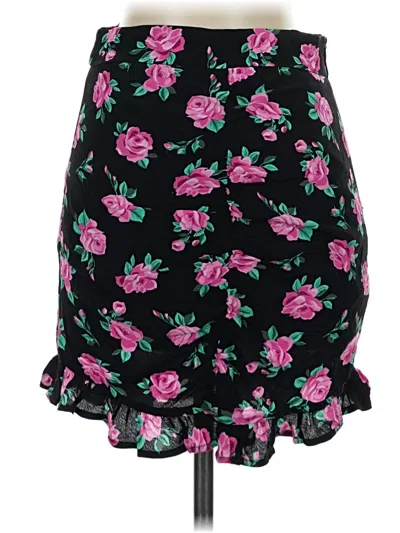 Pre-owned Bershka Casual Skirt In Black