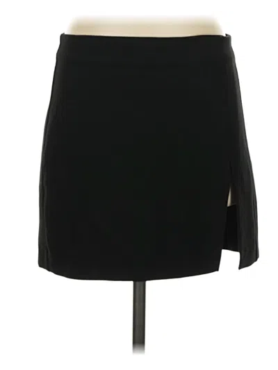 Pre-owned Bershka Casual Skirt In Black