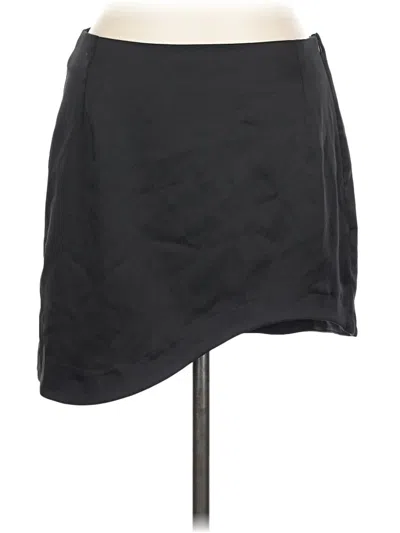 Pre-owned Bershka Casual Skirt In Black