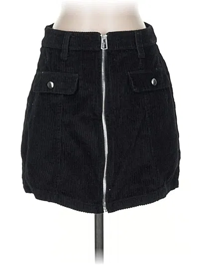 Pre-owned Bershka Casual Skirt In Black