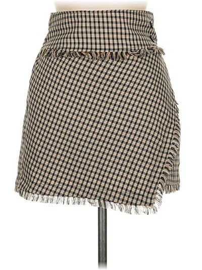 Pre-owned Bershka Casual Skirt In Black
