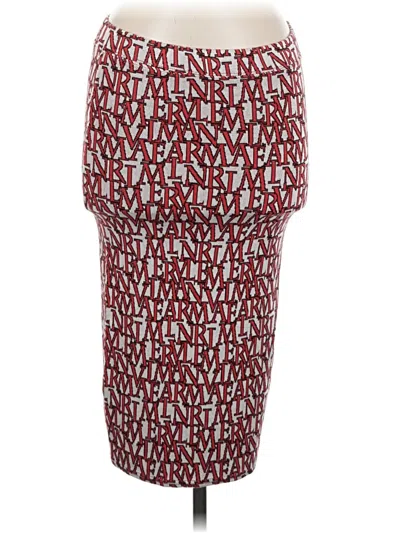 Pre-owned Bershka Casual Skirt In Red