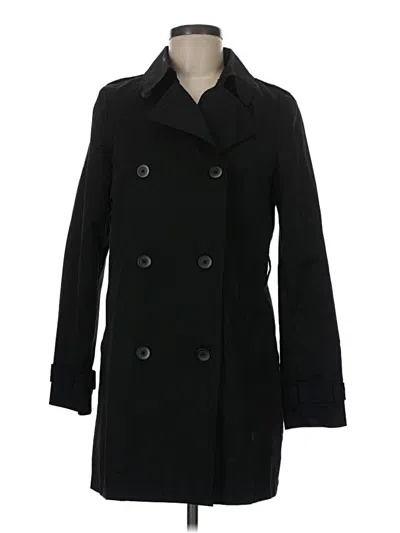 Pre-owned Bershka Coat In Black