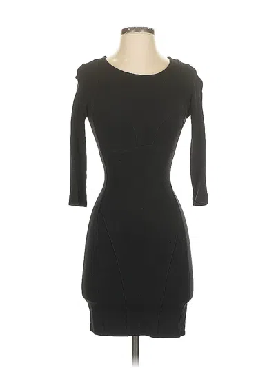 Pre-owned Bershka Cocktail Dress In Black