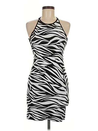 Bershka Cocktail Dress In Animal Print