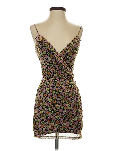 Pre-owned Bershka Cocktail Dress In Black