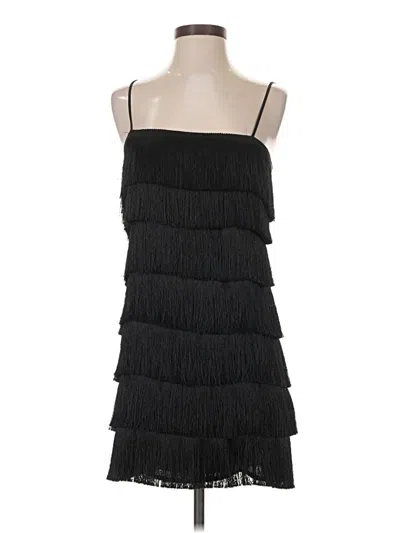 Pre-owned Bershka Cocktail Dress In Black