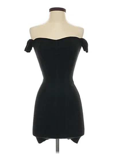 Pre-owned Bershka Cocktail Dress In Black