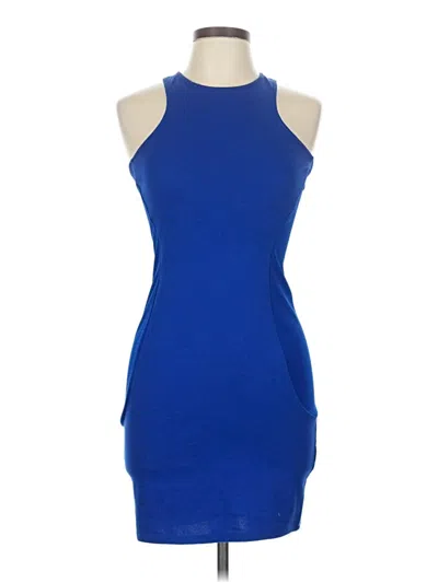 Pre-owned Bershka Cocktail Dress In Blue