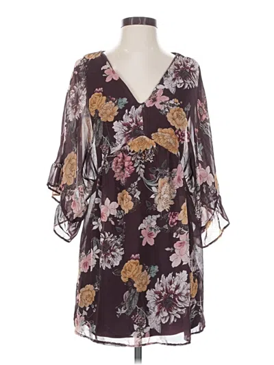 Pre-owned Bershka Cocktail Dress In Brown