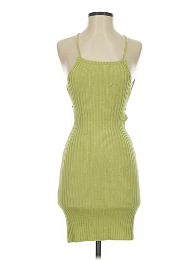 Pre-owned Bershka Cocktail Dress In Green
