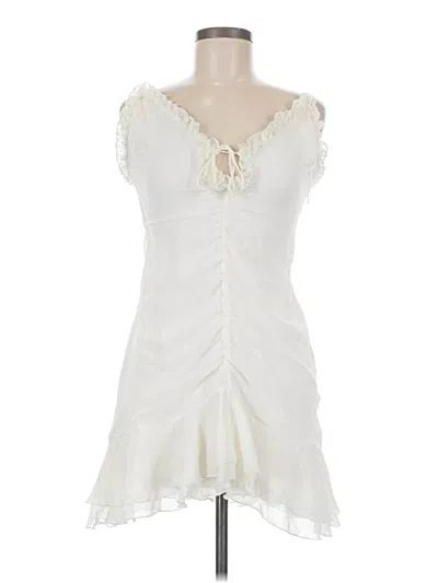 Bershka Cocktail Dress In Ivory
