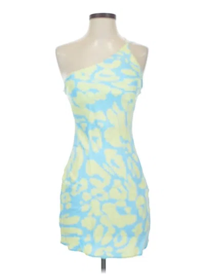 Pre-owned Bershka Cocktail Dress In Yellow
