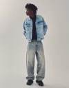 Bershka Denim Jacket In Blue