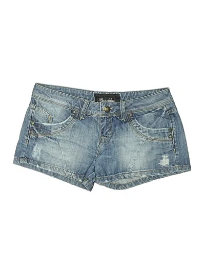 Pre-owned Bershka Denim Shorts In Blue