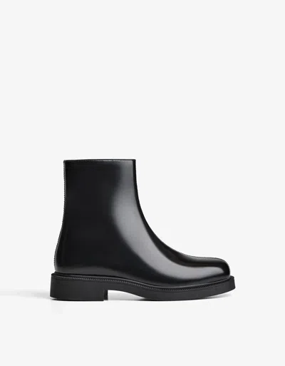 Bershka Dress Ankle Boot In Black
