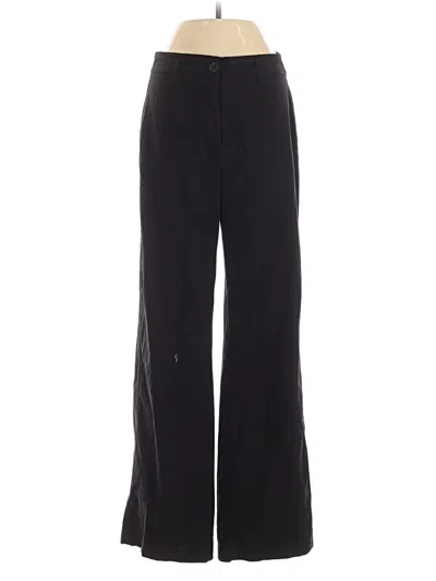 Pre-owned Bershka Dress Pants In Black