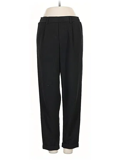 Pre-owned Bershka Dress Pants In Black