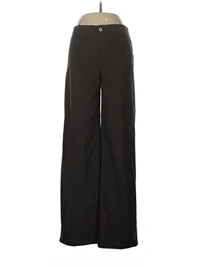 Pre-owned Bershka Dress Pants In Black