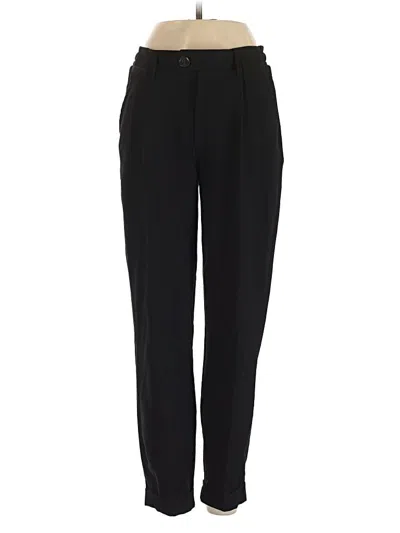 Pre-owned Bershka Dress Pants In Black