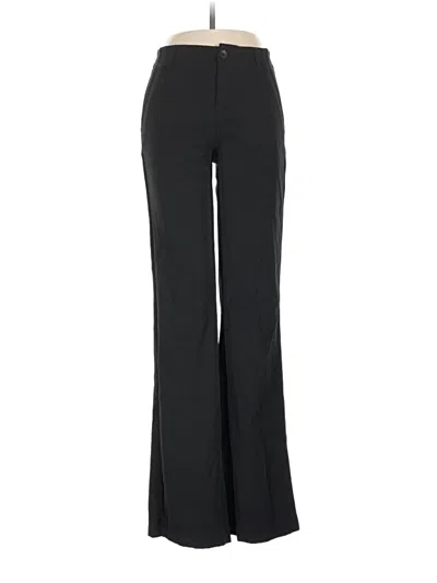 Pre-owned Bershka Dress Pants In Black