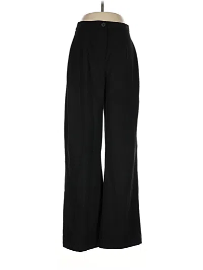 Pre-owned Bershka Dress Pants In Black