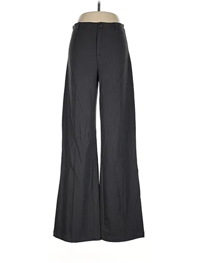 Pre-owned Bershka Dress Pants In Black