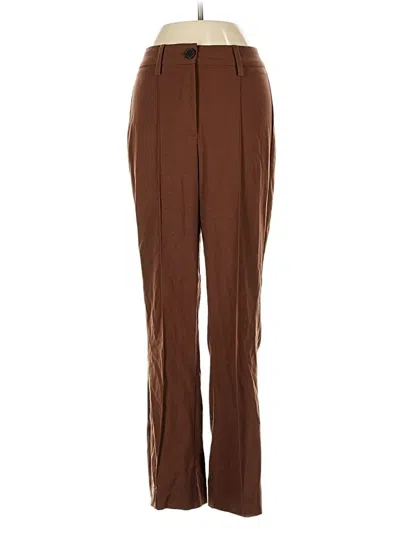 Pre-owned Bershka Dress Pants In Brown