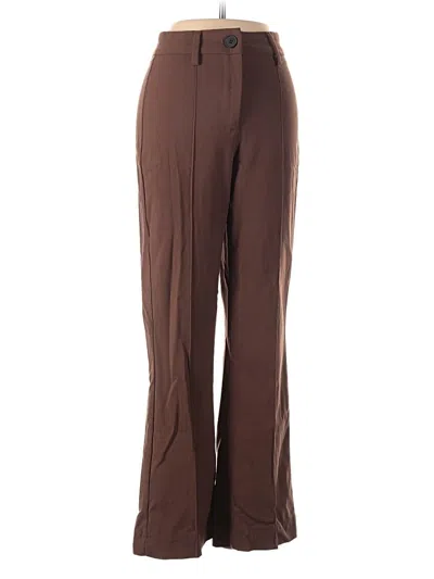 Pre-owned Bershka Dress Pants In Brown