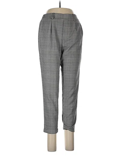 Pre-owned Bershka Dress Pants In Gray