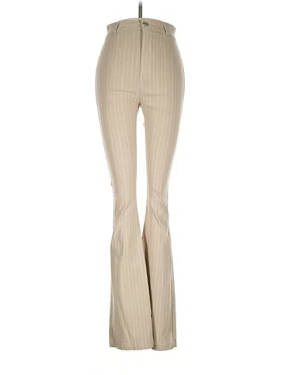 Pre-owned Bershka Dress Pants In Tan