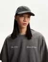 Bershka Embroidered Cap In Purple