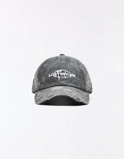 Bershka Faded Effect Cap In Red