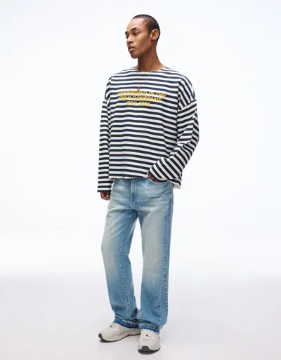 Bershka Flared Comfort Jeans In Blue