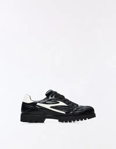 Bershka Football Shoe In Black
