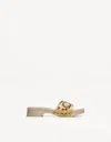 Bershka High Heel Mule Sandals In Multi