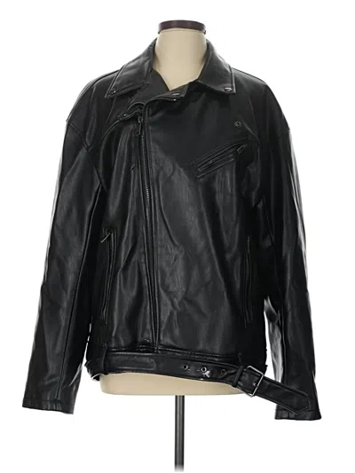 Pre-owned Bershka Jacket In Black