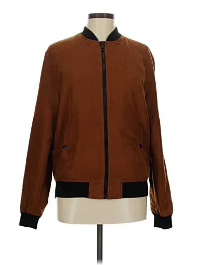 Pre-owned Bershka Jacket In Brown