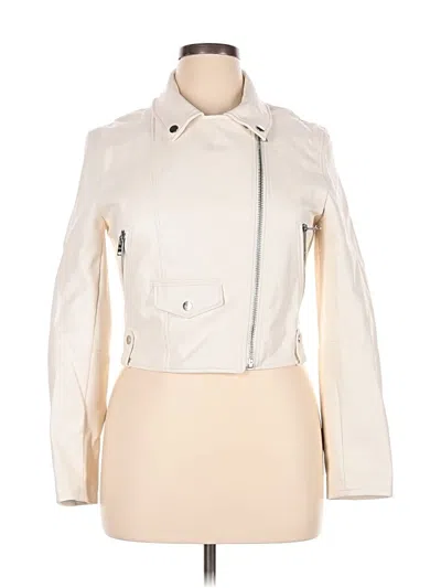Pre-owned Bershka Jacket In Ivory